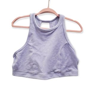 Aeire winter ribbed velvet sports bra